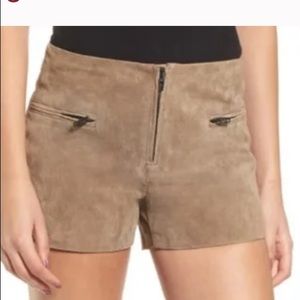NWT BLANKNYC leather shorts size 26